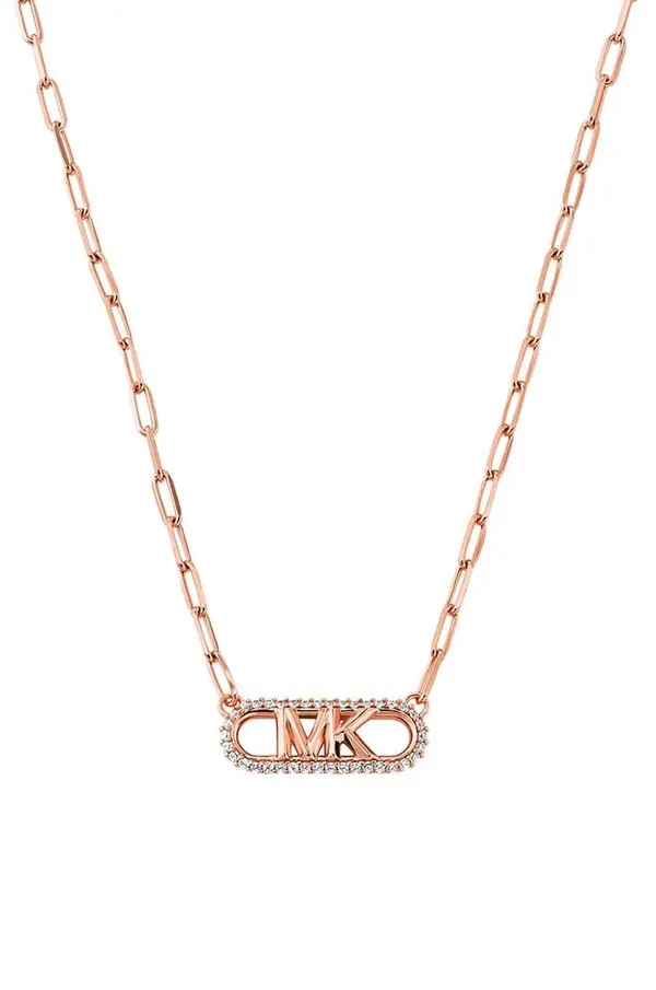 Michael Kors Srebrna ogrlica presvučena zlatom Michael Kors