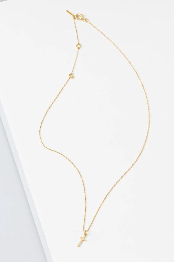 AllSaints Srebrna ogrlica prevučena zlatom AllSaints 37410186GLD710