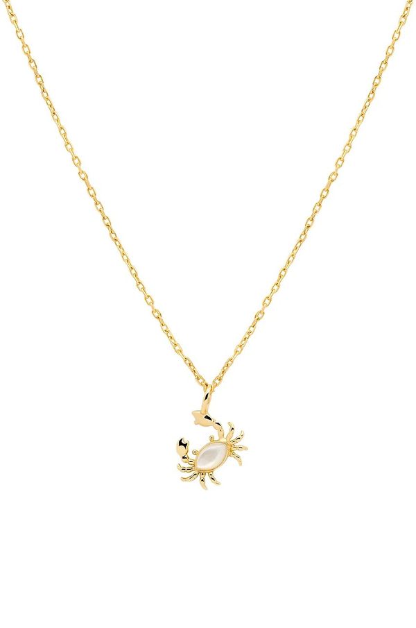 ANIA KRUK Srebrna ogrlica prevučena zlatom ANIA KRUK ARIEL SMRNP1419Z