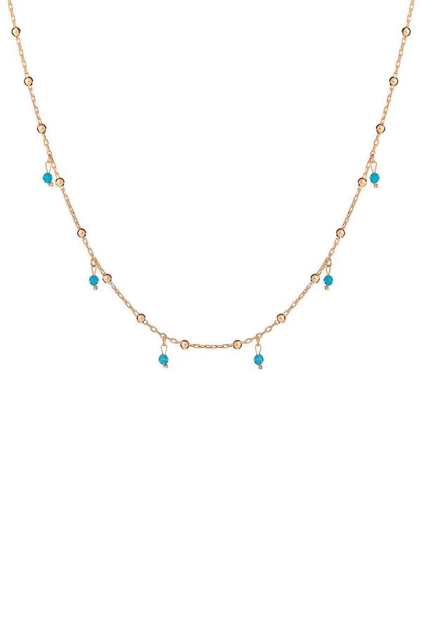 ANIA KRUK Srebrna ogrlica prevučena zlatom ANIA KRUK Oval Oval