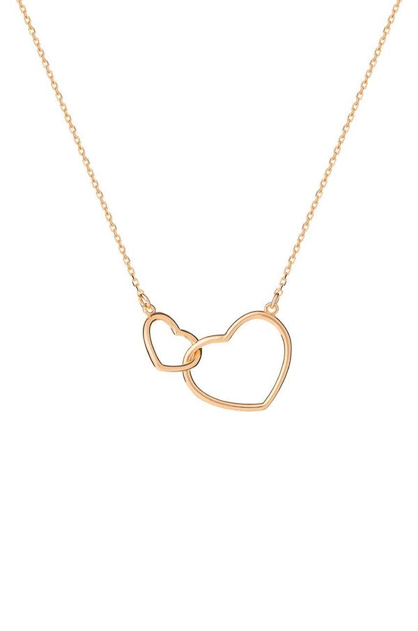 ANIA KRUK Srebrna ogrlica prevučena zlatom ANIA KRUK Romantica