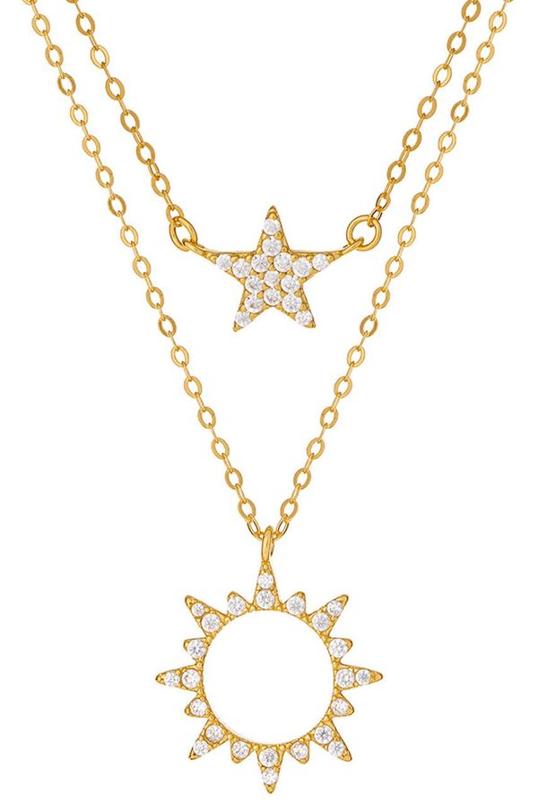 ANIA KRUK Srebrna ogrlica prevučena zlatom ANIA KRUK Sky