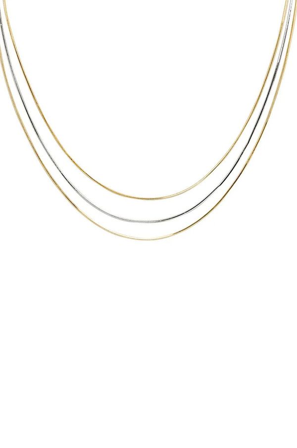 ANIA KRUK Srebrna ogrlica prevučena zlatom ANIA KRUK SLTNS3190Z