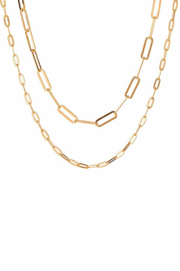 ANIA KRUK Srebrna ogrlica prevučena zlatom ANIA KRUK TRENDY