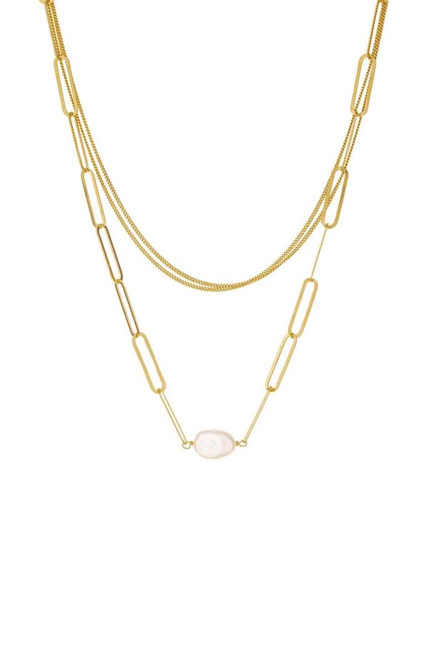 ANIA KRUK Srebrna ogrlica prevučena zlatom ANIA KRUK VINTAGE SMVNS1150Z