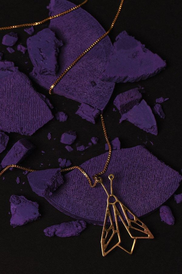 Medicine Srebrna ogrlica prevučena zlatom Medicine