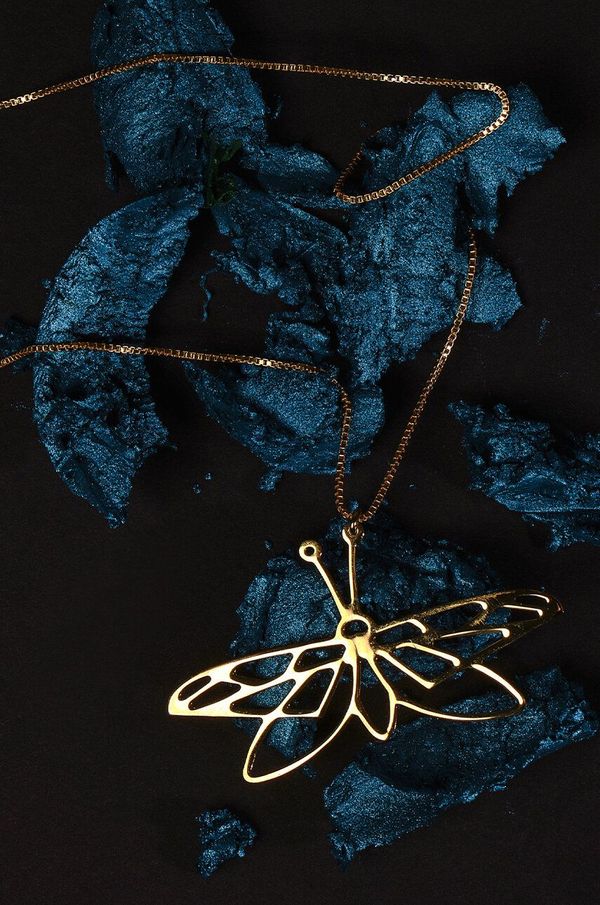 Medicine Srebrna ogrlica prevučena zlatom Medicine