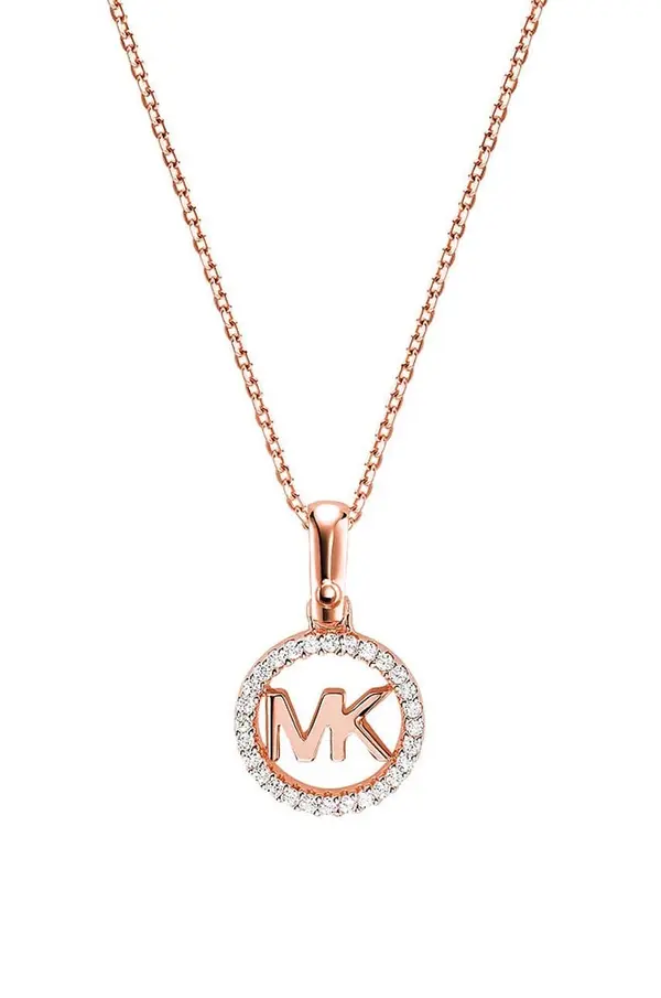 Michael Kors Srebrna ogrlica prevučena zlatom Michael Kors