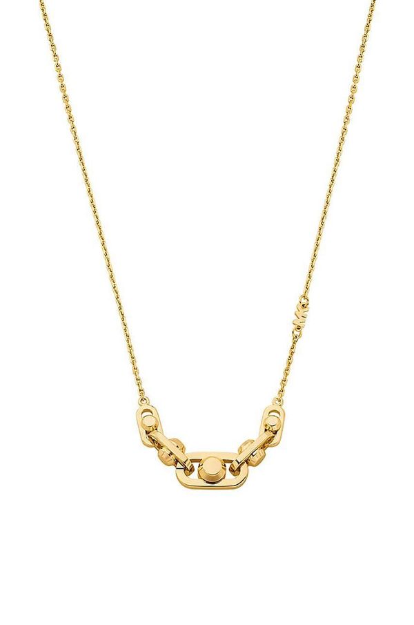 Michael Kors Srebrna ogrlica prevučena zlatom Michael Kors