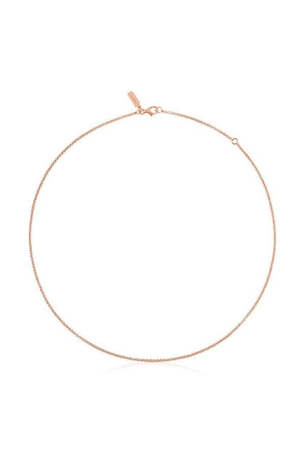 Tous Srebrna ogrlica prevučena zlatom Tous Chain