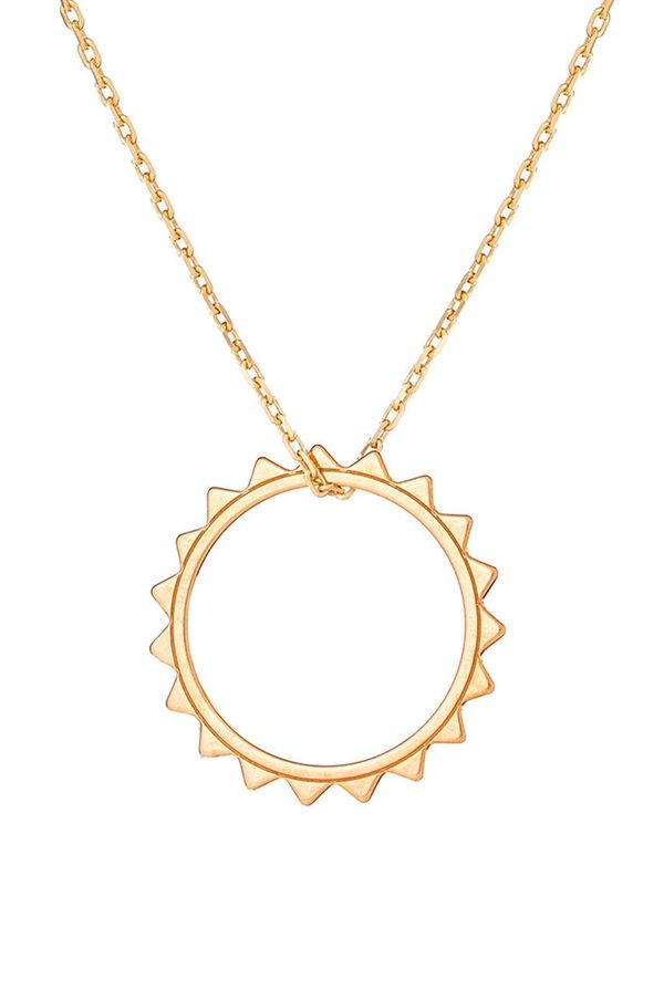 ANIA KRUK Srebrna pozlaćena ogrlica Ania Kruk Sky boja: zlatna