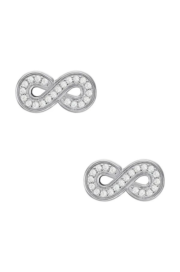 Fossil Srebrne naušnice Fossil JFS00634040