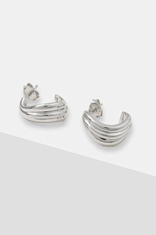 Guess Srebrne naušnice Guess JSBE04 414JW