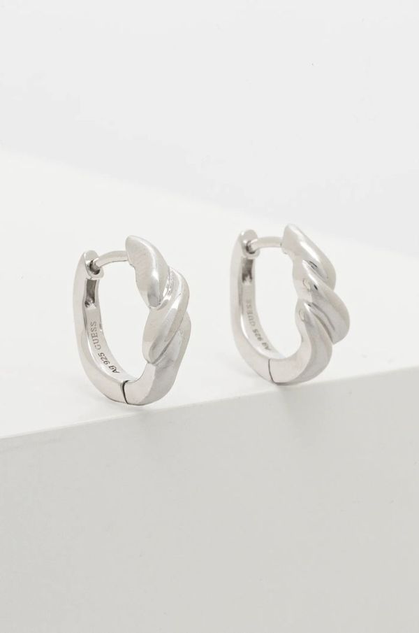 Guess Srebrne naušnice Guess JSBE04 436JW