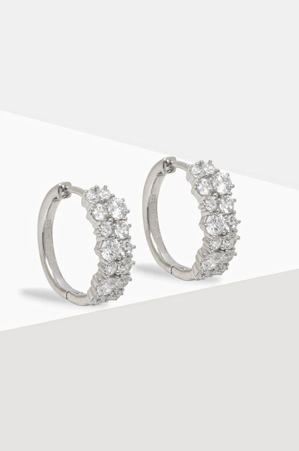 Guess Srebrne naušnice Guess JSBE04 489JW