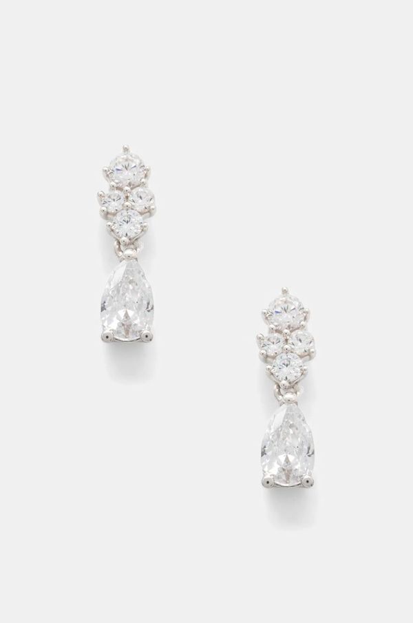 Guess Srebrne naušnice Guess JSBE04 496JW