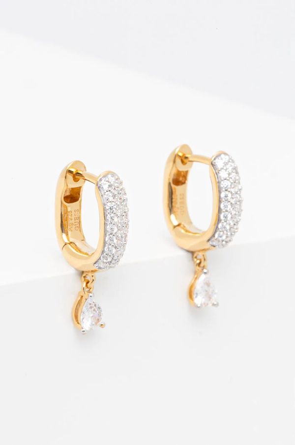 Guess Srebrne naušnice Guess JSBE04 506JW