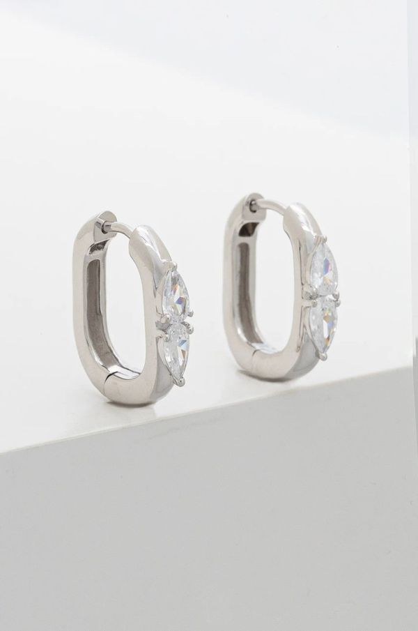 Guess Srebrne naušnice Guess JSBE04 521JW