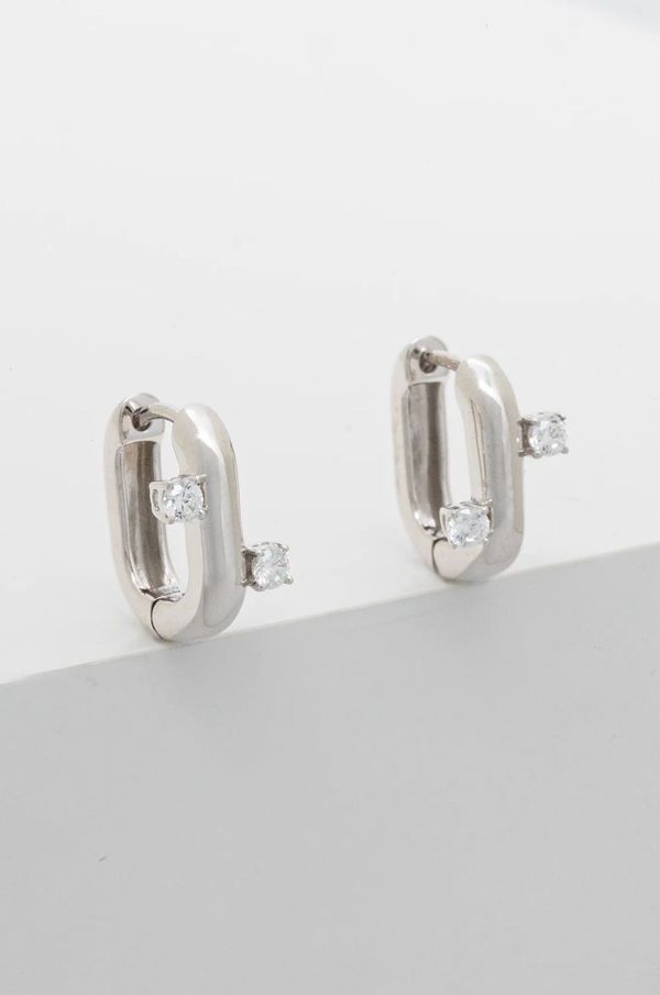 Guess Srebrne naušnice Guess JSBE04 528JW