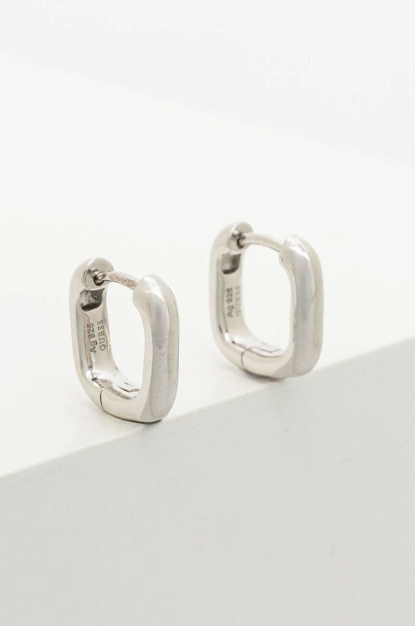 Guess Srebrne naušnice Guess JSBE04 530JW