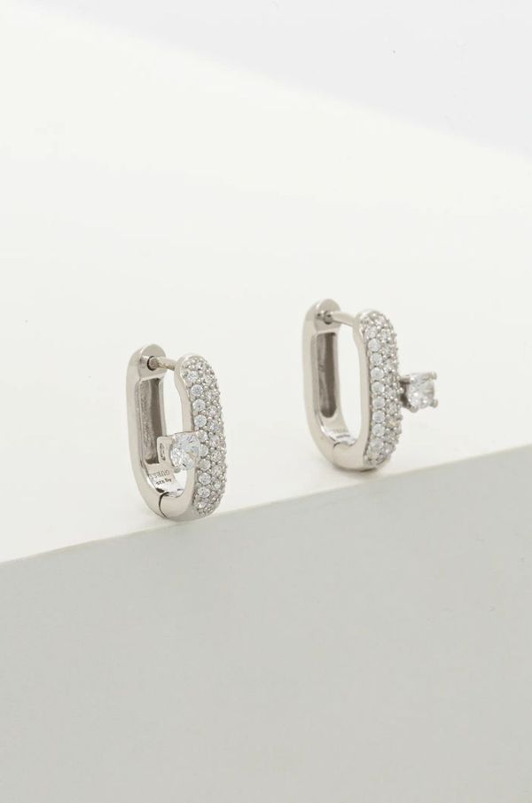 Guess Srebrne naušnice Guess JSBE04 548JW