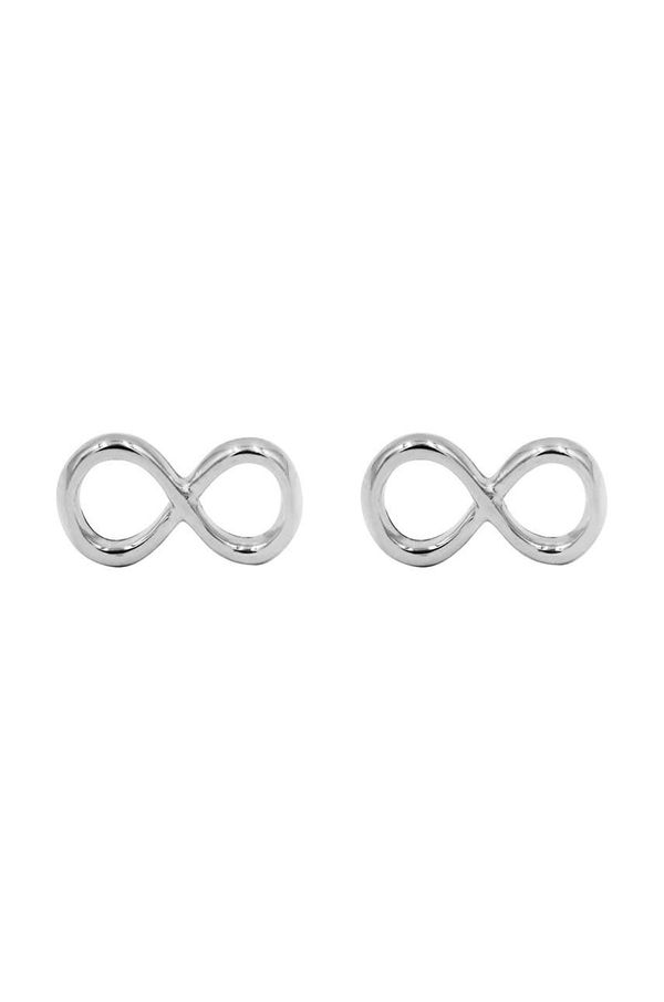 Lilou Srebrne naušnice Lilou Infinity