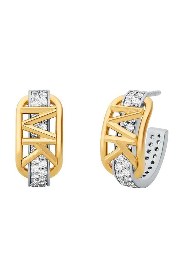 Michael Kors Srebrne naušnice Michael Kors