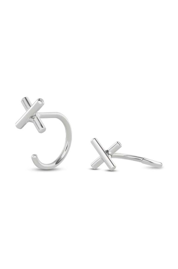 No More Srebrne naušnice No More ER73SSPR