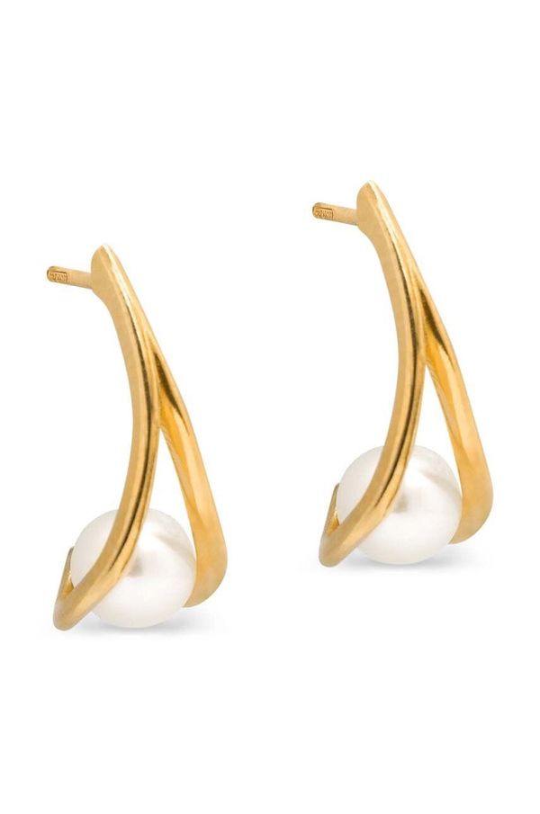 ANIA KRUK Srebrne naušnice presvučene zlatom ANIA KRUK ARIEL