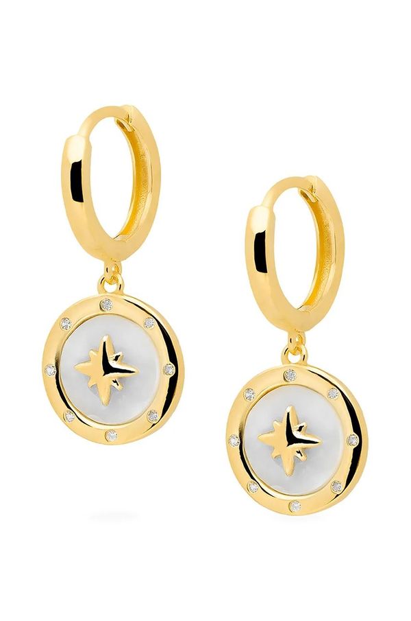 ANIA KRUK Srebrne naušnice presvučene zlatom ANIA KRUK ARIEL SMVKP1732Z