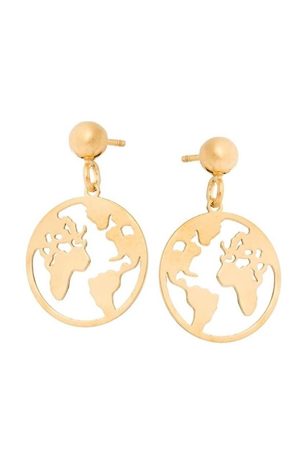 ANIA KRUK Srebrne naušnice presvučene zlatom ANIA KRUK AZYMUT