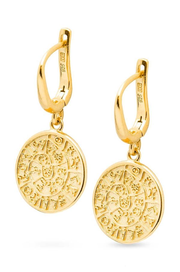 ANIA KRUK Srebrne naušnice presvučene zlatom ANIA KRUK AZYMUT SGCKS0320Z