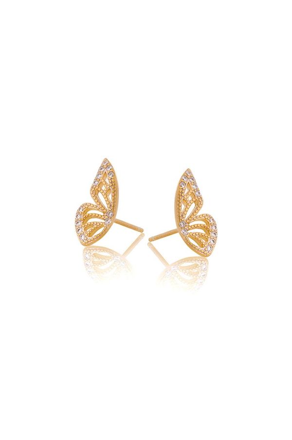 ANIA KRUK Srebrne naušnice presvučene zlatom ANIA KRUK Believe