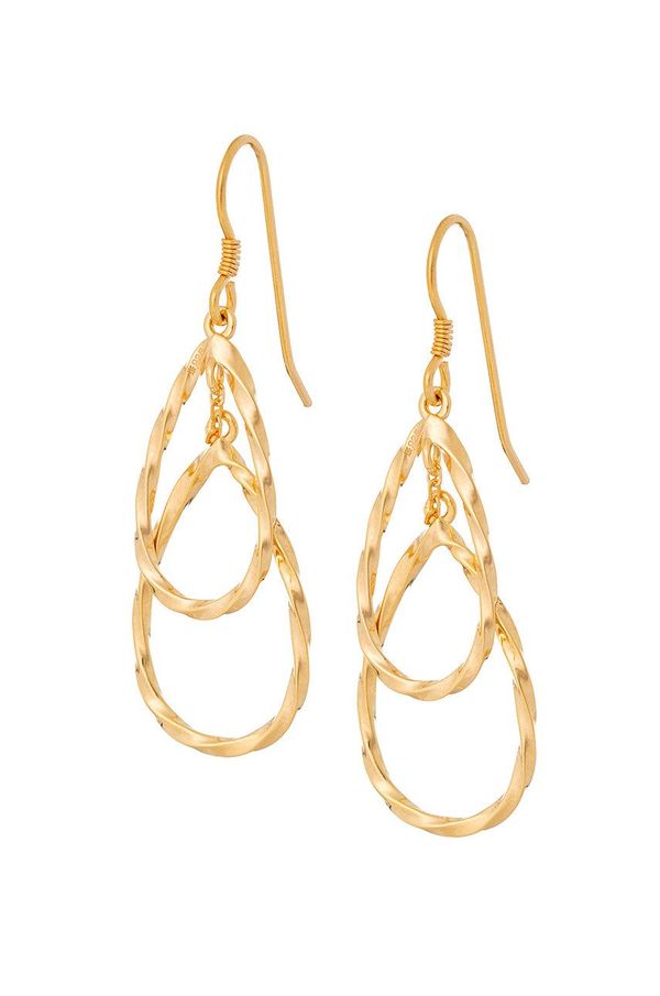 ANIA KRUK Srebrne naušnice presvučene zlatom ANIA KRUK Glamour Glamour