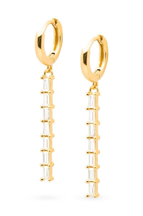 ANIA KRUK Srebrne naušnice presvučene zlatom ANIA KRUK GLAMOUR SJDKC0142Z