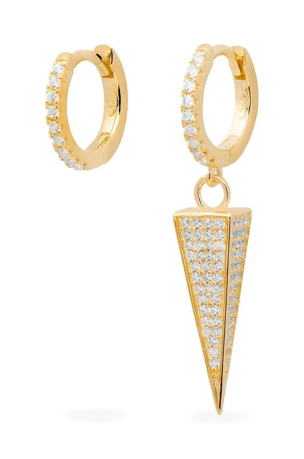 ANIA KRUK Srebrne naušnice presvučene zlatom ANIA KRUK GLAMOUR SMVKC1762Z