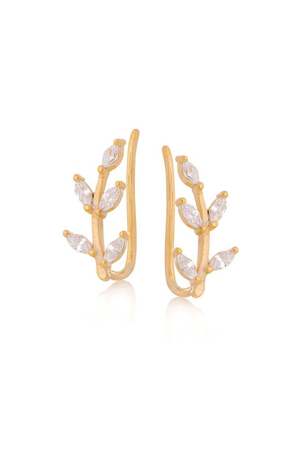 ANIA KRUK Srebrne naušnice presvučene zlatom ANIA KRUK Hippie