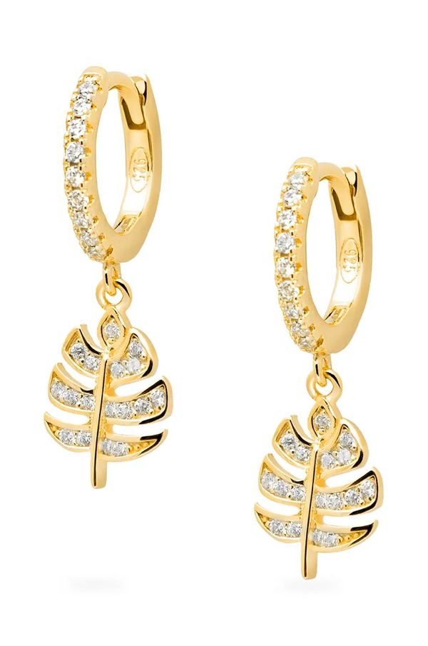 ANIA KRUK Srebrne naušnice presvučene zlatom ANIA KRUK HIPPIE SMVKC2252Z