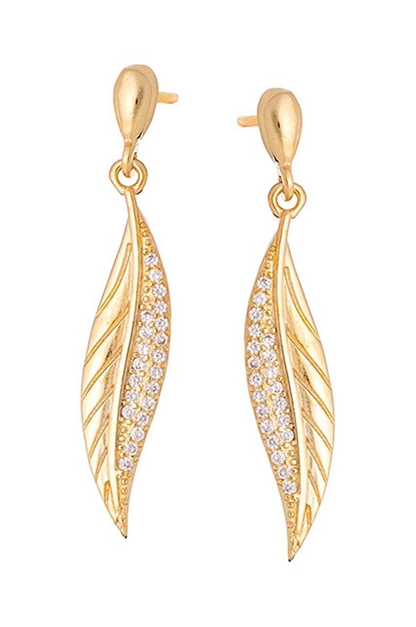 ANIA KRUK Srebrne naušnice presvučene zlatom ANIA KRUK HIPPIE SMVKS0350Z