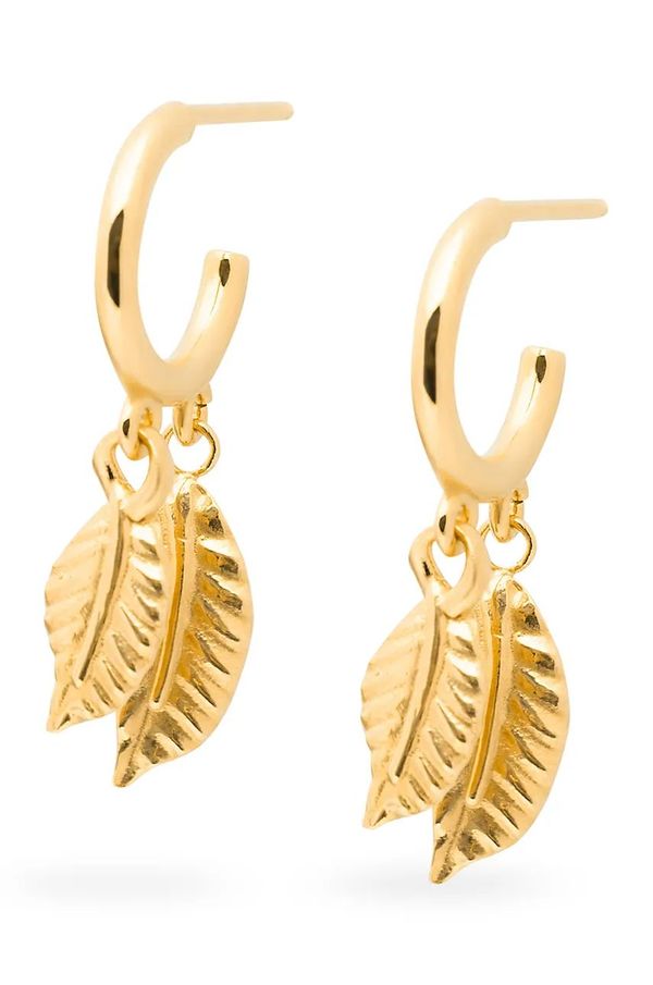 ANIA KRUK Srebrne naušnice presvučene zlatom ANIA KRUK HIPPIE SMVKS2510Z