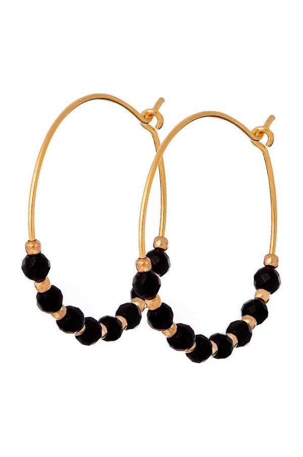 ANIA KRUK Srebrne naušnice presvučene zlatom ANIA KRUK Oval