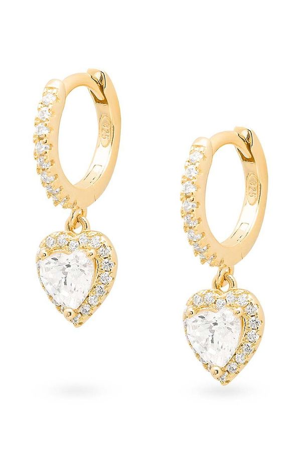 ANIA KRUK Srebrne naušnice presvučene zlatom ANIA KRUK ROMANTICA SMVKC2102Z