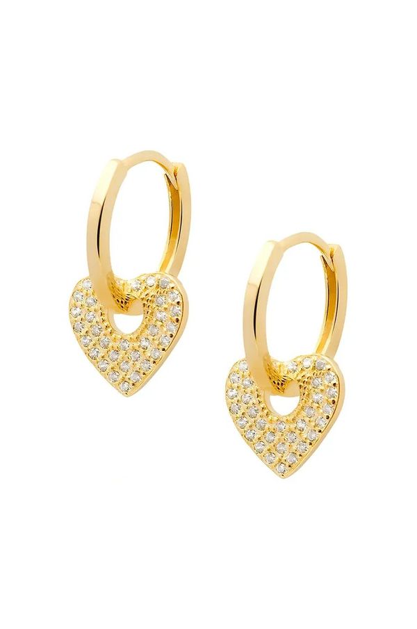 ANIA KRUK Srebrne naušnice presvučene zlatom ANIA KRUK ROMANTICA SMVKC2132Z