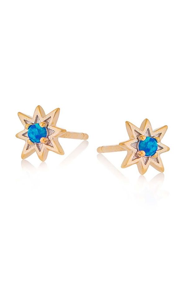 ANIA KRUK Srebrne naušnice presvučene zlatom ANIA KRUK Sky