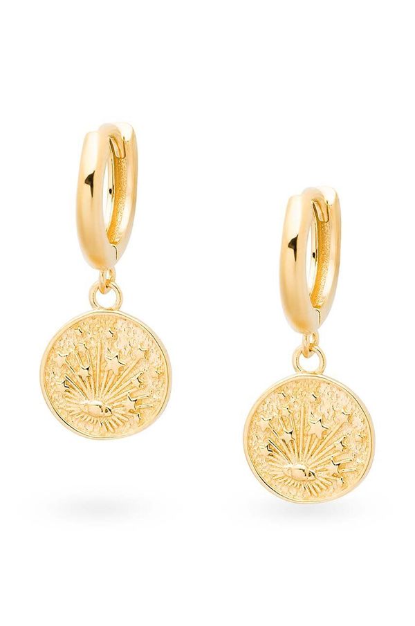 ANIA KRUK Srebrne naušnice presvučene zlatom ANIA KRUK SKY SJDKS0190Z