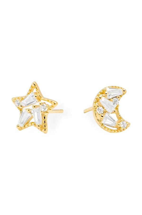 ANIA KRUK Srebrne naušnice presvučene zlatom ANIA KRUK SKY SMVKC1972Z