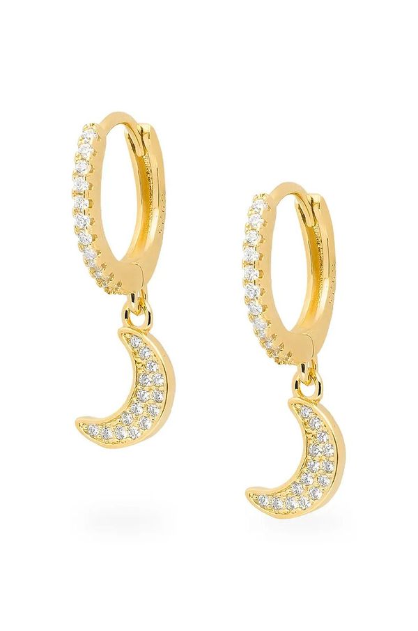 ANIA KRUK Srebrne naušnice presvučene zlatom ANIA KRUK SKY SMVKC1992Z