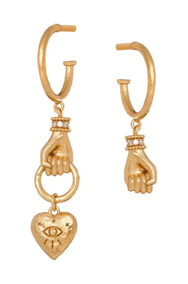 ANIA KRUK Srebrne naušnice presvučene zlatom ANIA KRUK Sky