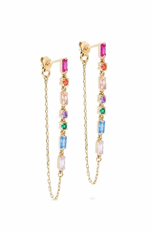 ANIA KRUK Srebrne naušnice presvučene zlatom ANIA KRUK SUGAR