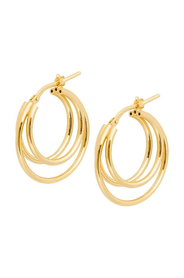 ANIA KRUK Srebrne naušnice presvučene zlatom ANIA KRUK TRENDY